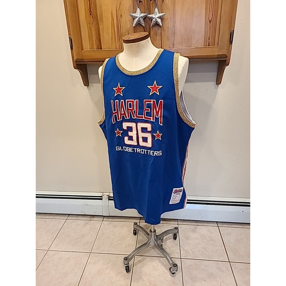 Harlem Globetrotters Platinum Fubu “Meadowlark” #36 Size XXXL
